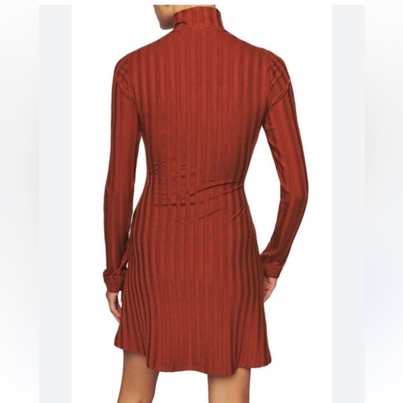 Reformation Libra long-sleeve knit minidress size L - Picture 3 of 8